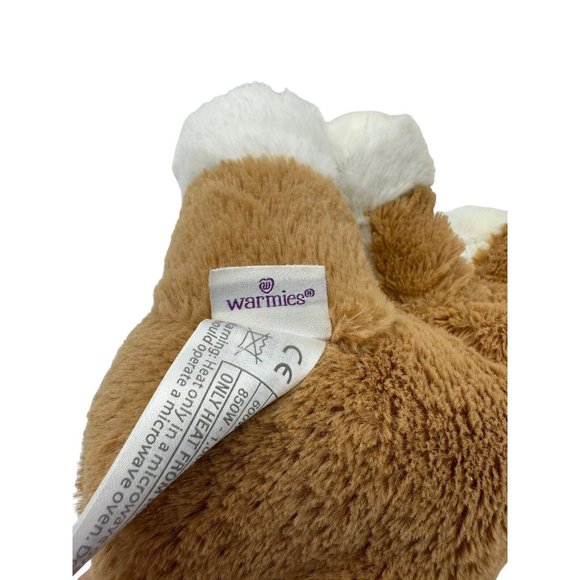 Warmies HTF‎ Microwaveable Soft Brown & White Dog Plush Lavender Stuffed Animal - Picture 6 of 6
